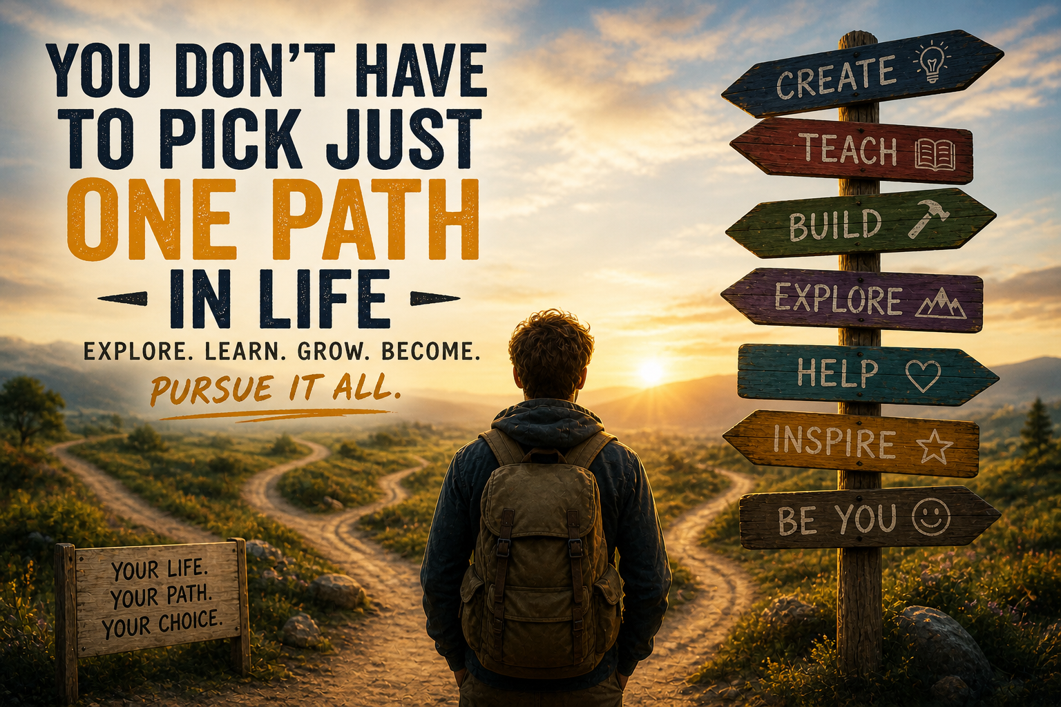 You Don't Have to Pick Just One Path in Life