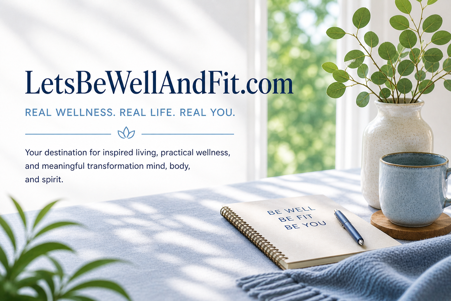 About LetsBeWellAndFit.com