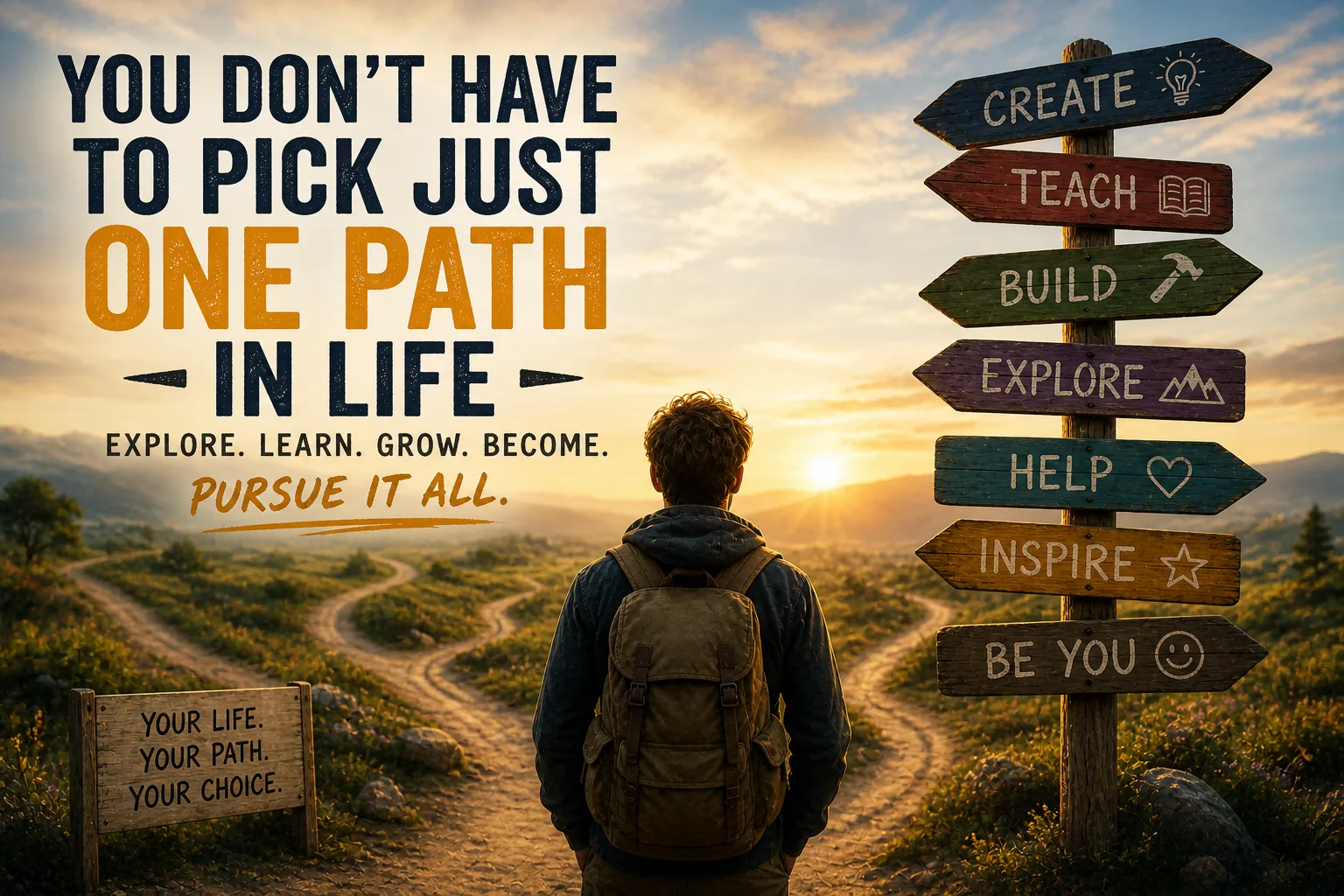 You Don't Have to Pick Just One Path in Life